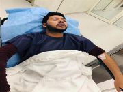 محمد شاهين في المستشفى