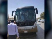 انفجار يستهدف حافلة سياحية عند المتحف المصري الكبير